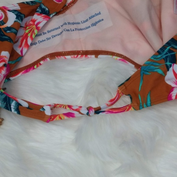 Xhilaration Multi Color Flowered Bikini Bottom - Picture 3 of 5